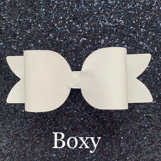 Boxy Bow Template for making hair bows