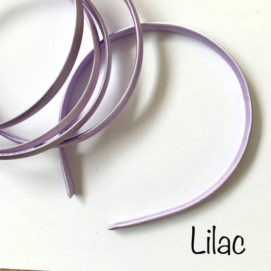 Lilac Satin Headband