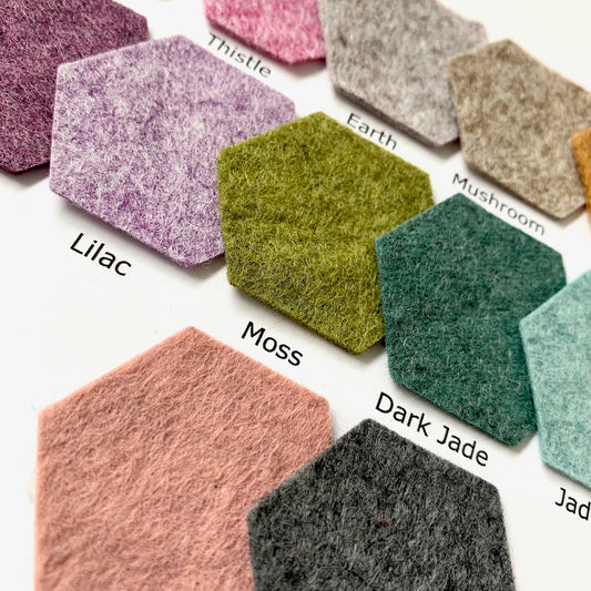 Heathered Felt Sample Card