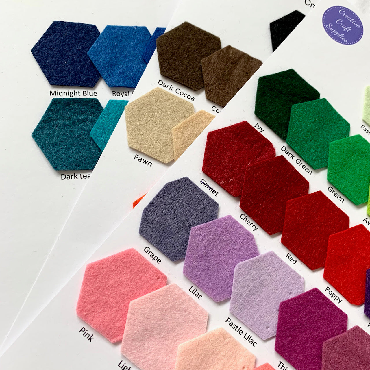 Creative Felt Sample Card