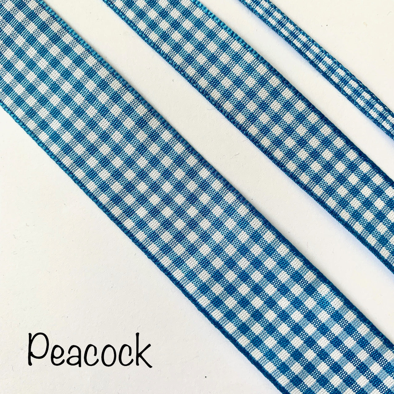 Berisfords Gingham Ribbon - 25mm EN71, REACH & Annex II Compliant