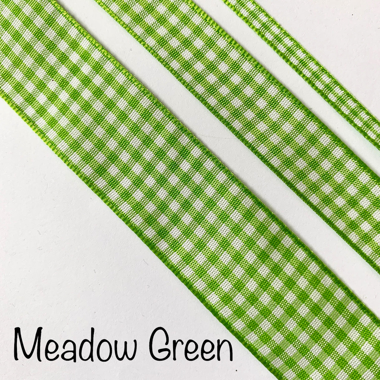 Berisfords Gingham Ribbon - 15mm EN71, REACH & Annex II Compliant