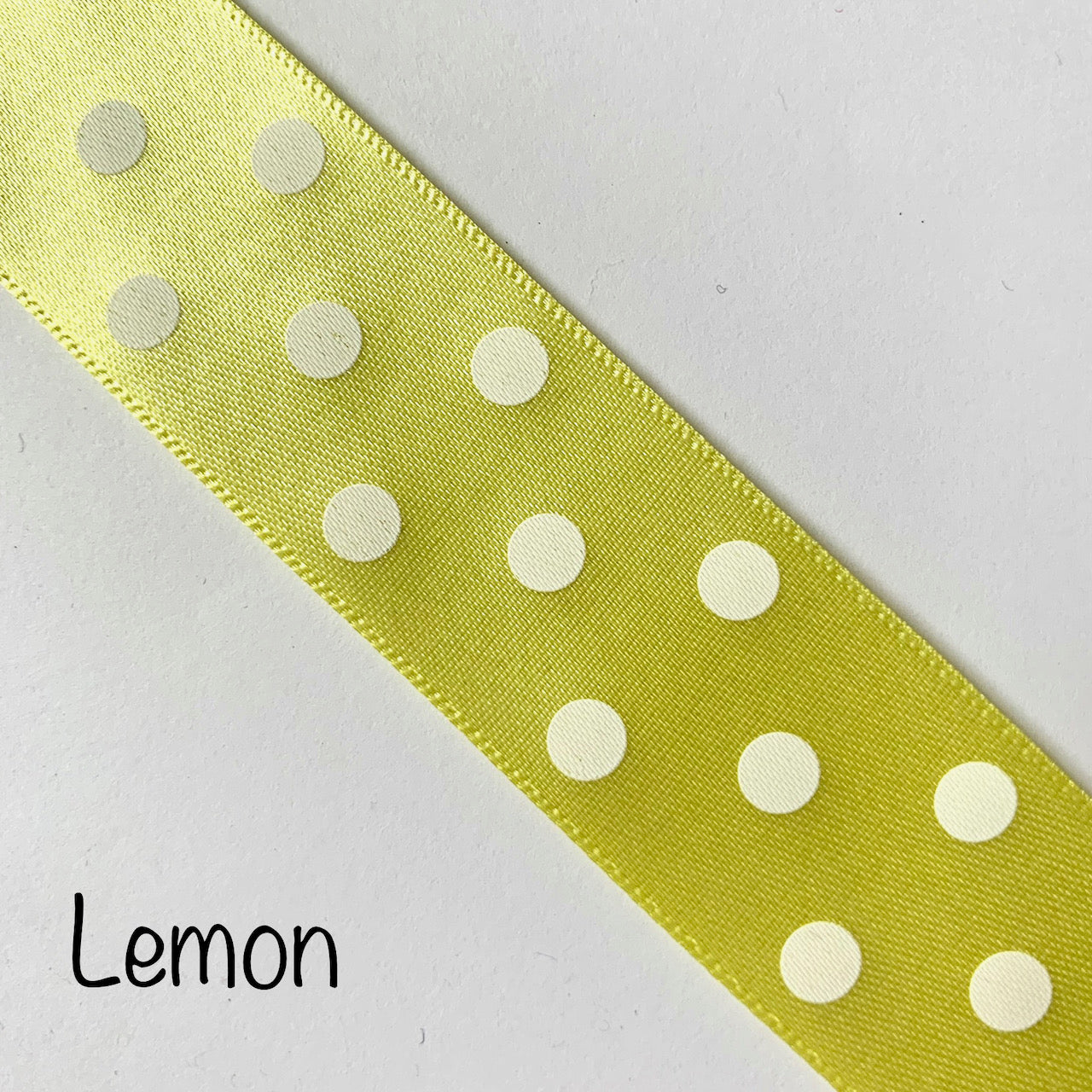 Berisfords Polka Dot Ribbon - 25mm EN71, REACH & Annex II Compliant