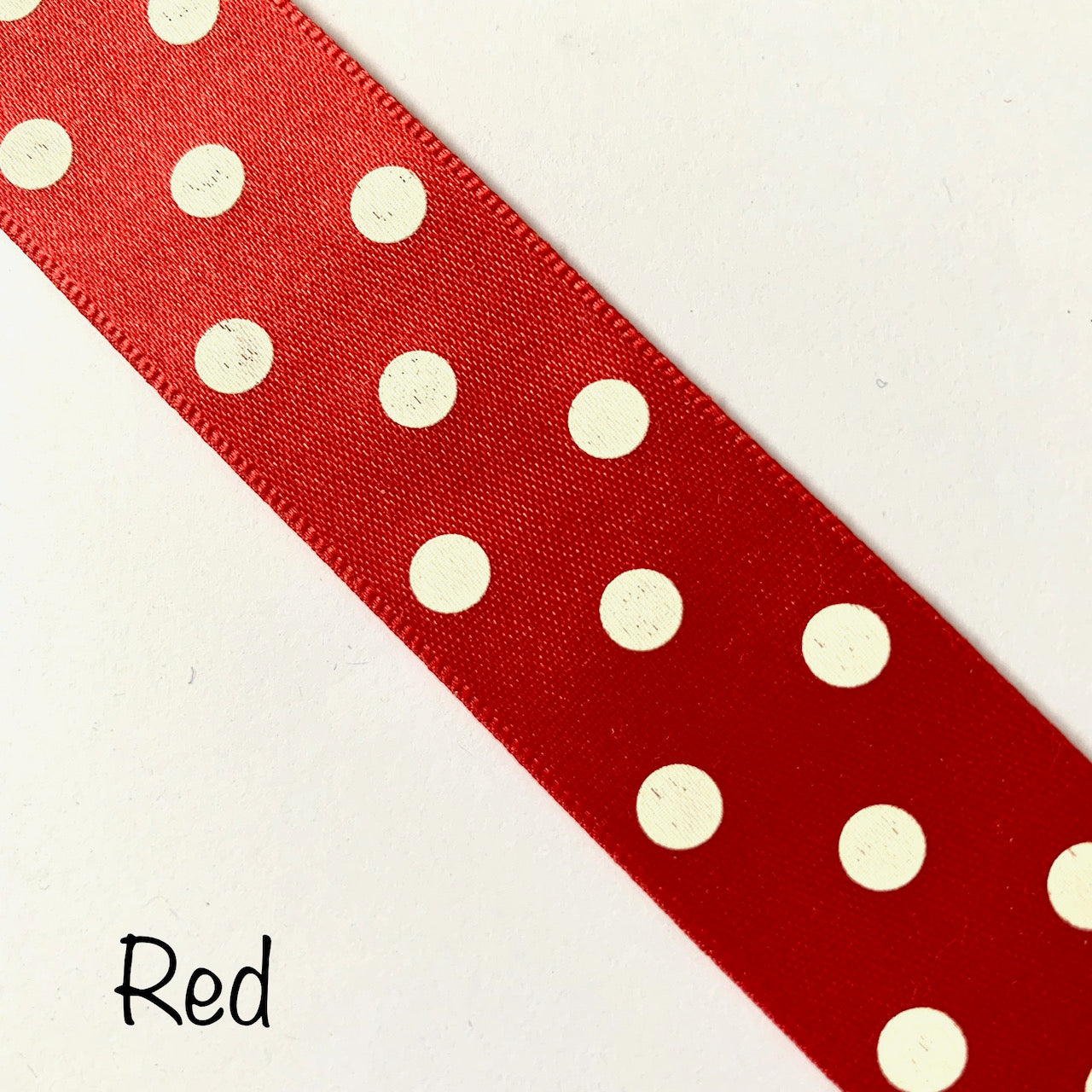 Berisfords Polka Dot Ribbon - 25mm EN71, REACH & Annex II Compliant