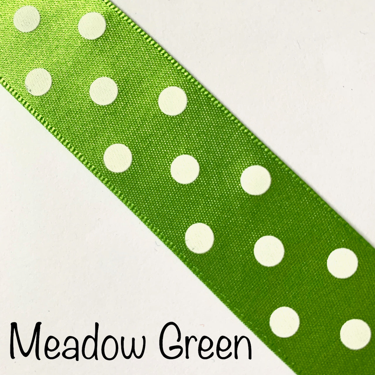 Berisfords Polka Dot Ribbon - 25mm EN71, REACH & Annex II Compliant