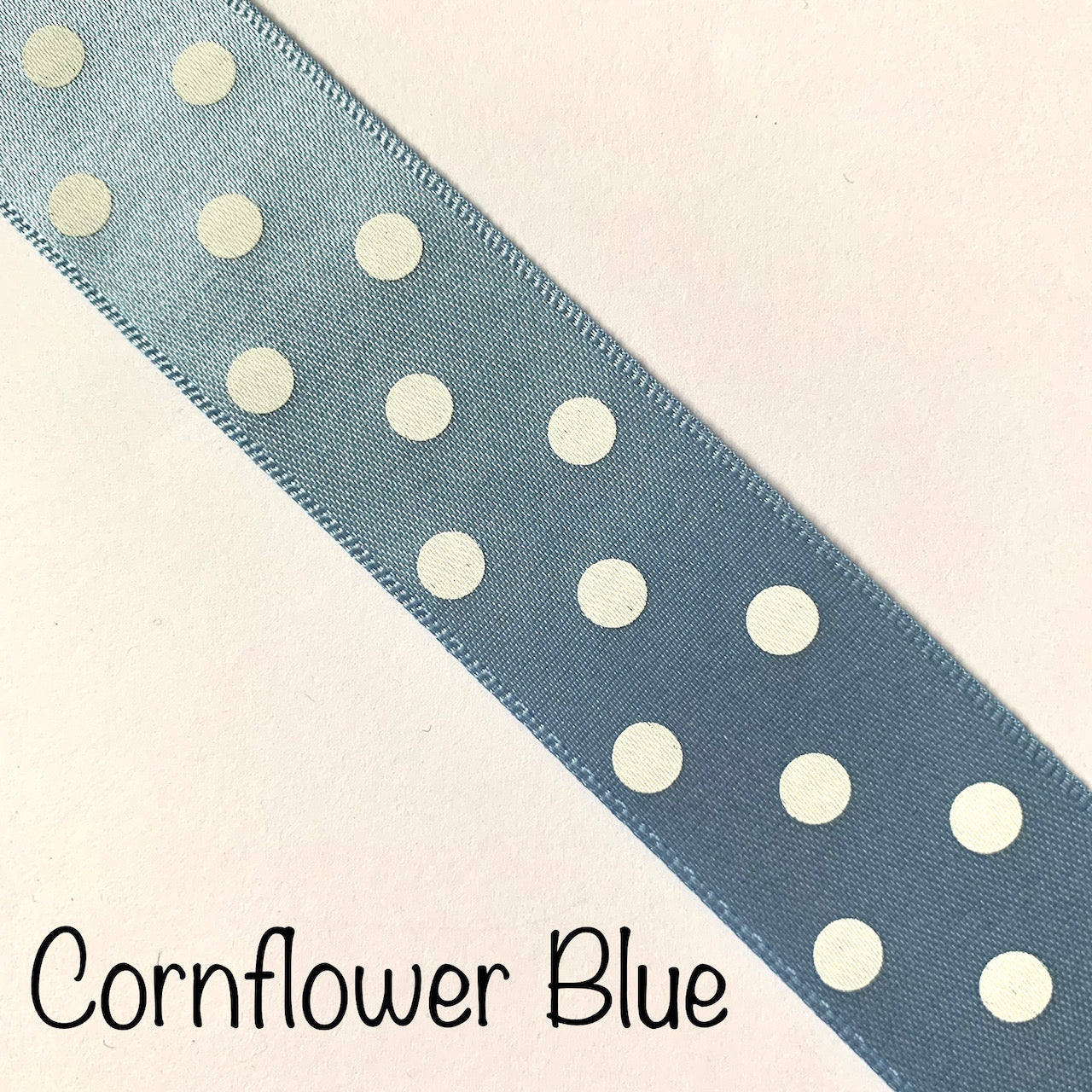 Berisfords Polka Dot Ribbon - 25mm EN71, REACH & Annex II Compliant