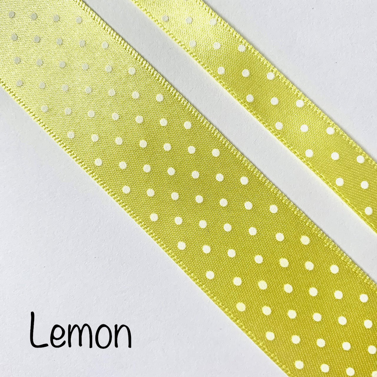 Berisfords Micro Dot Ribbon - 15mm EN71, REACH & Annex II Compliant