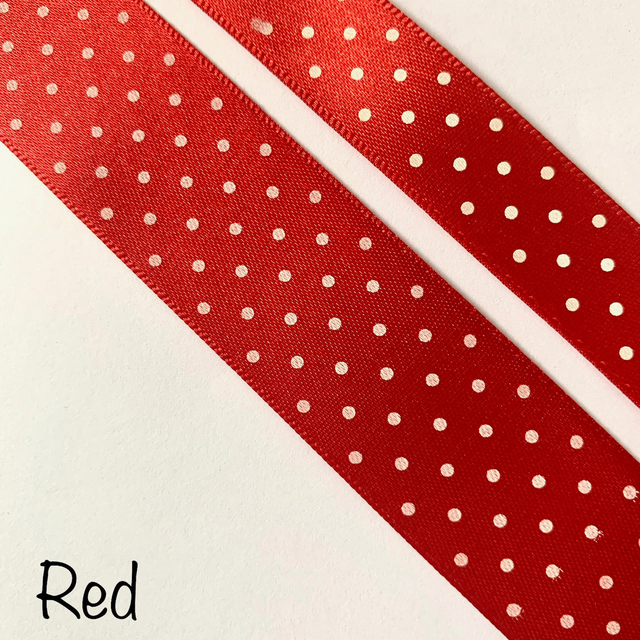Berisfords Micro Dot Ribbon - 25mm EN71, REACH & Annex II Compliant
