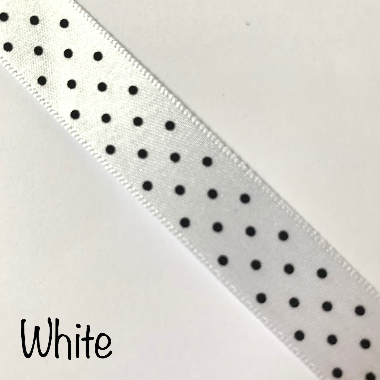 Berisfords Micro Dot Ribbon - 15mm EN71, REACH & Annex II Compliant