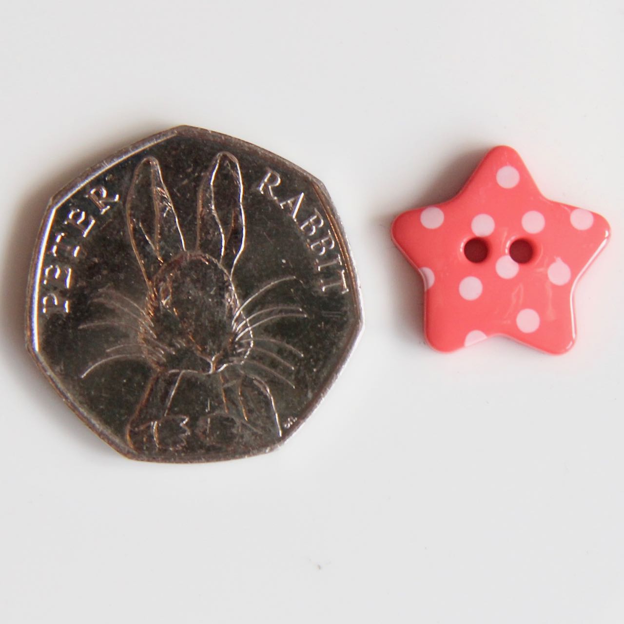 Fine Style Polka Dot Star Buttons