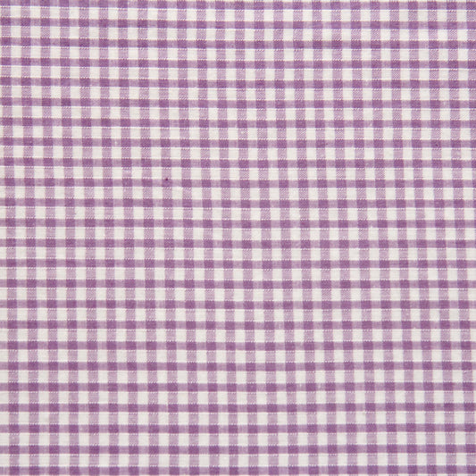 Lilac Gingham School Scrunchie Fabric FQ