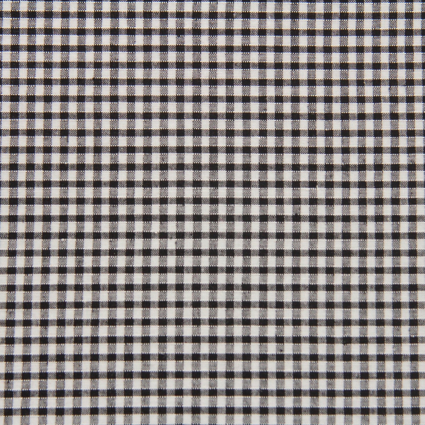 Black Gingham School Scrunchie Fabric FQ