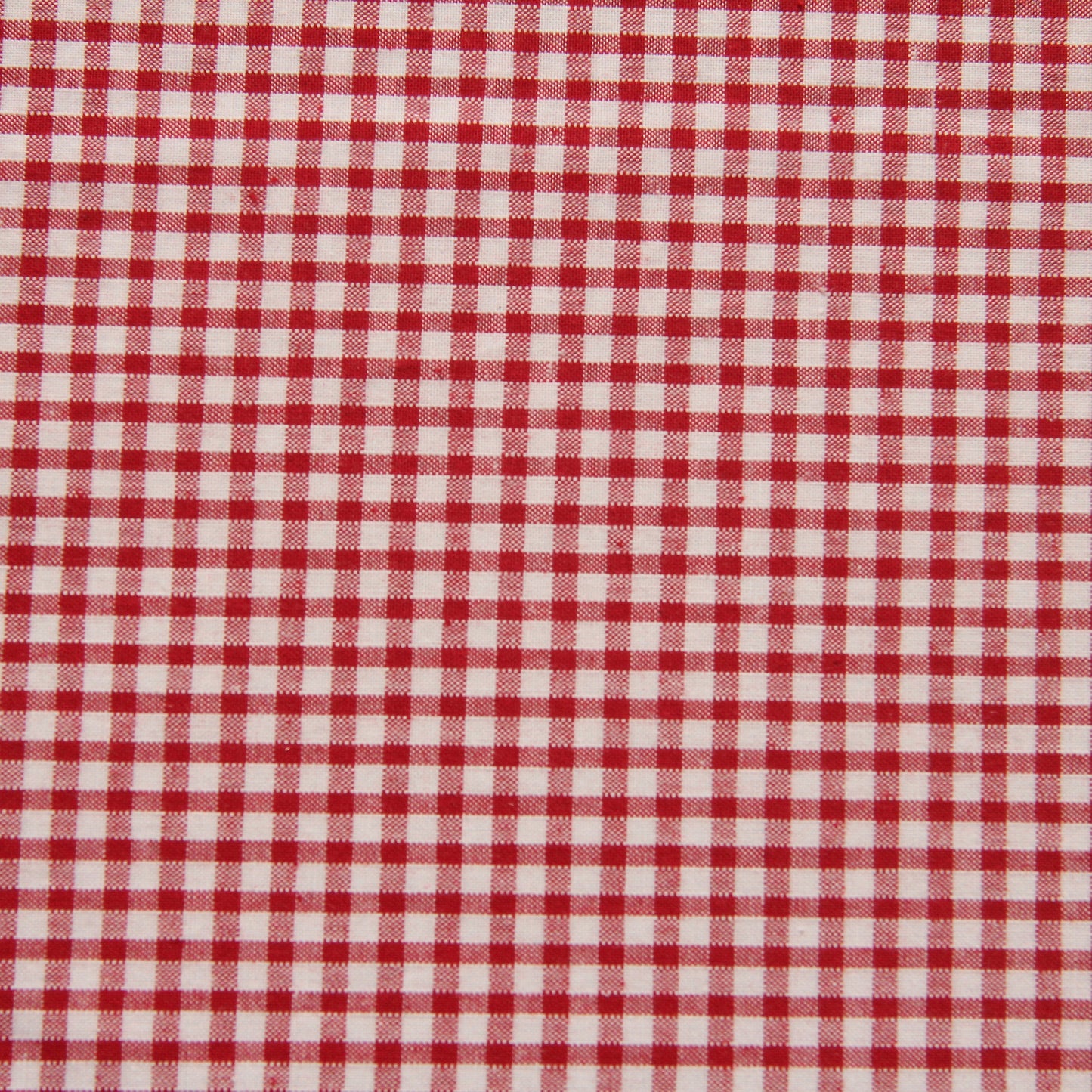 Red Gingham Fabric Felt