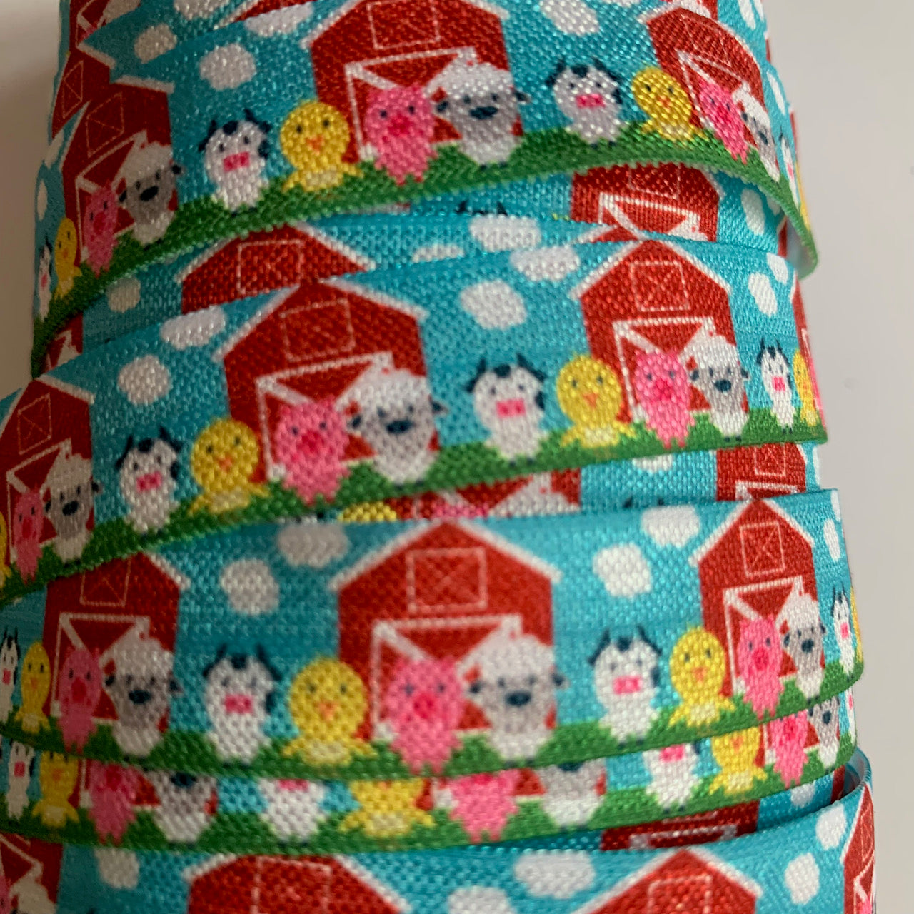 Fold Over Elastic - Animals (2 metre lengths)