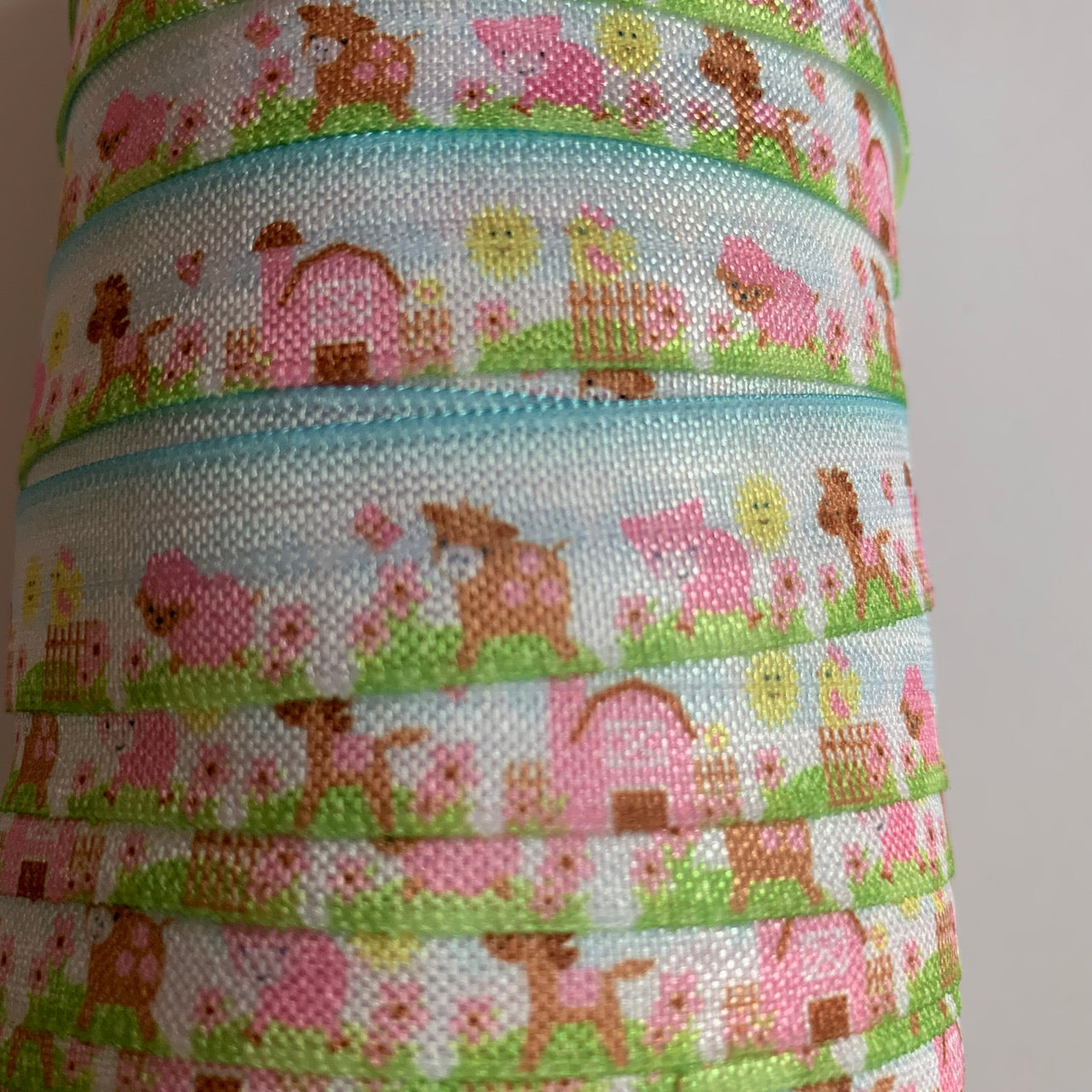 Fold Over Elastic - Animals (2 metre lengths)