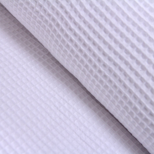 Cotton Waffle - White