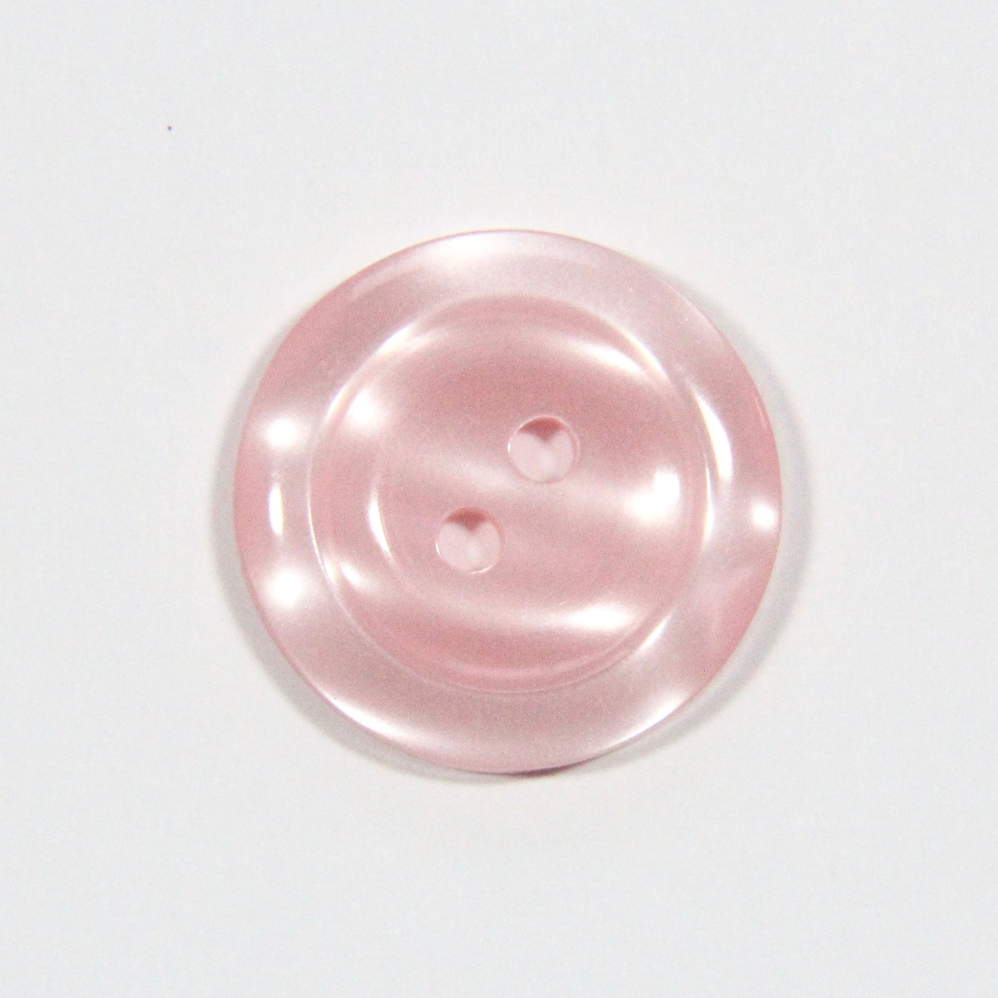 Fine Style Pearlescent Two Holed Button - Size 24 15mm 19/32 inch