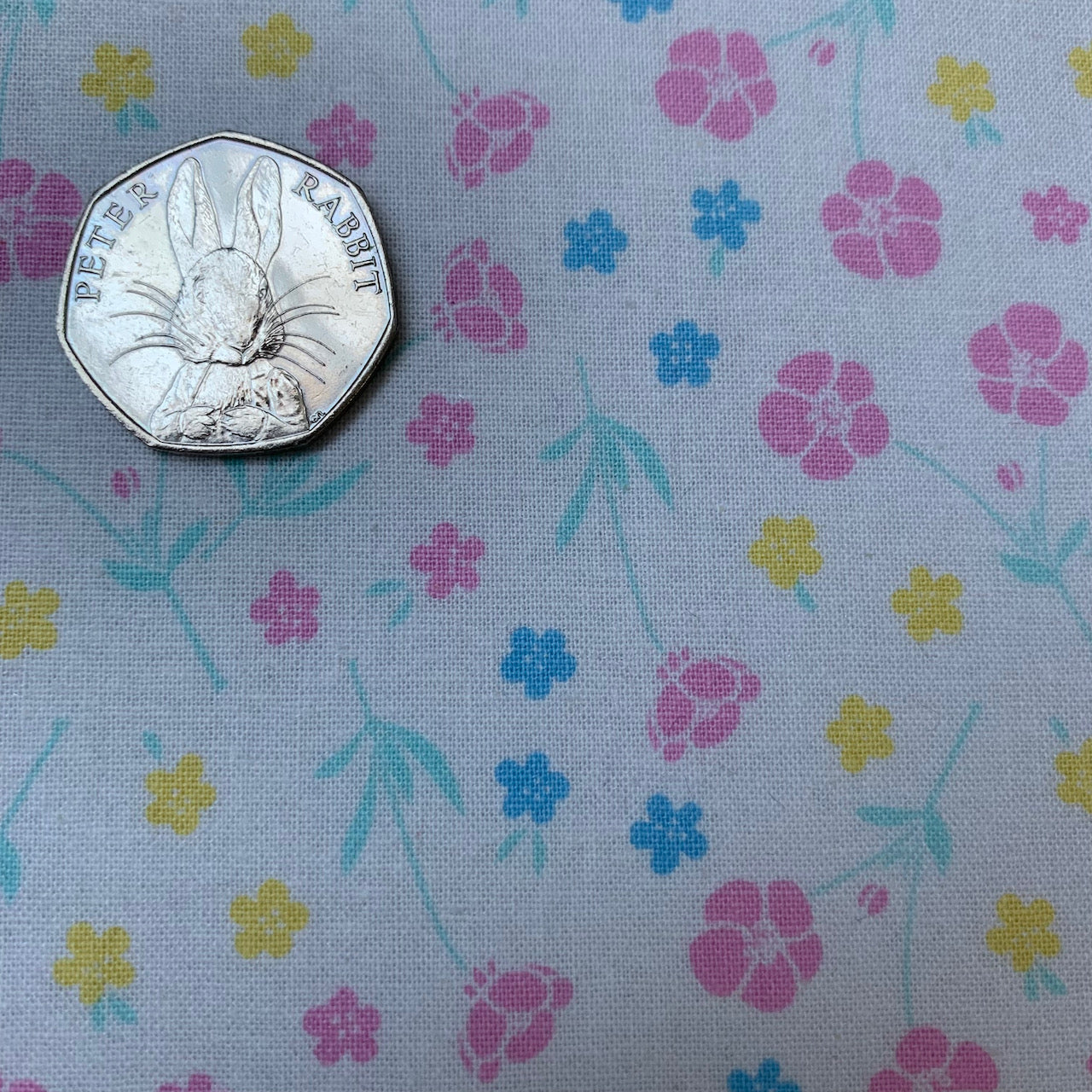 Fabric Felt Sheet - Pretty Floral