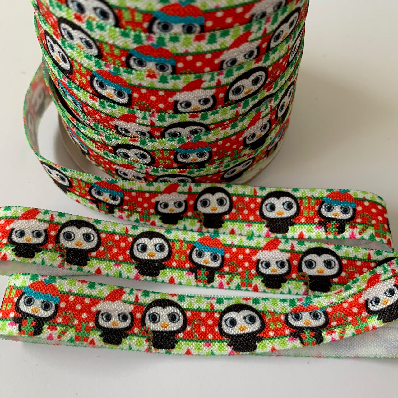 Fold Over Elastic - Christmas Collection (2 metre lengths)