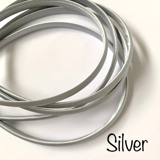 Silver skinny headband