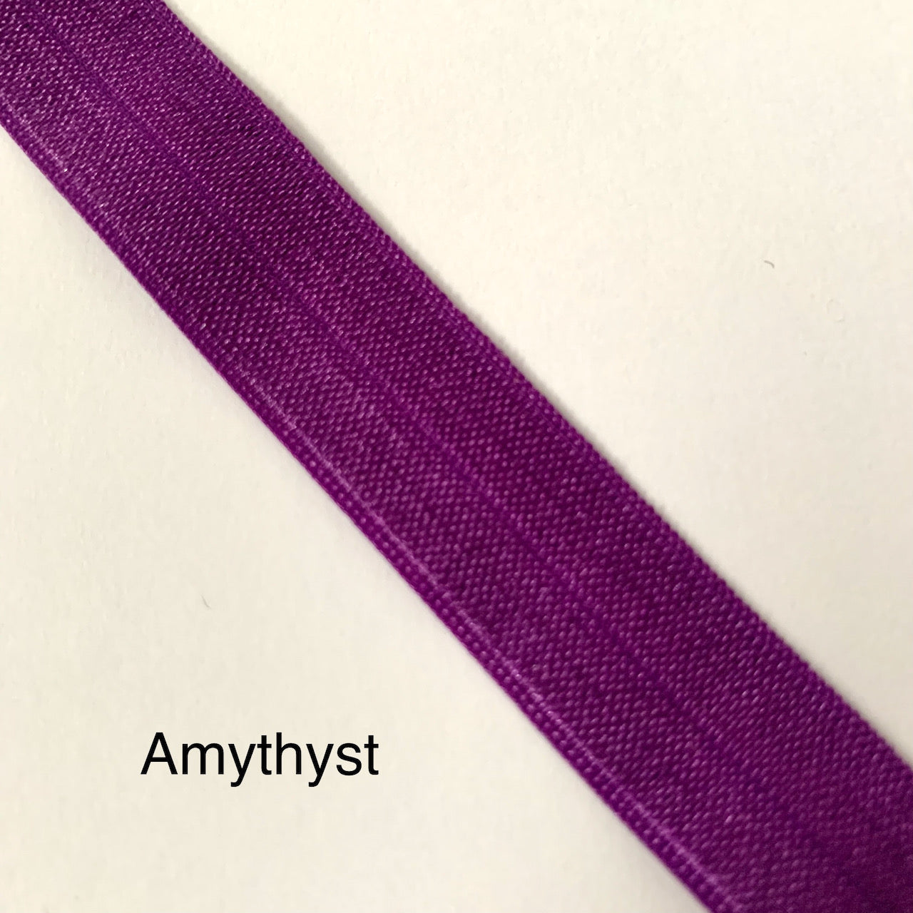Fold Over Elastic - Plain Pearlescent (2 metre lengths)
