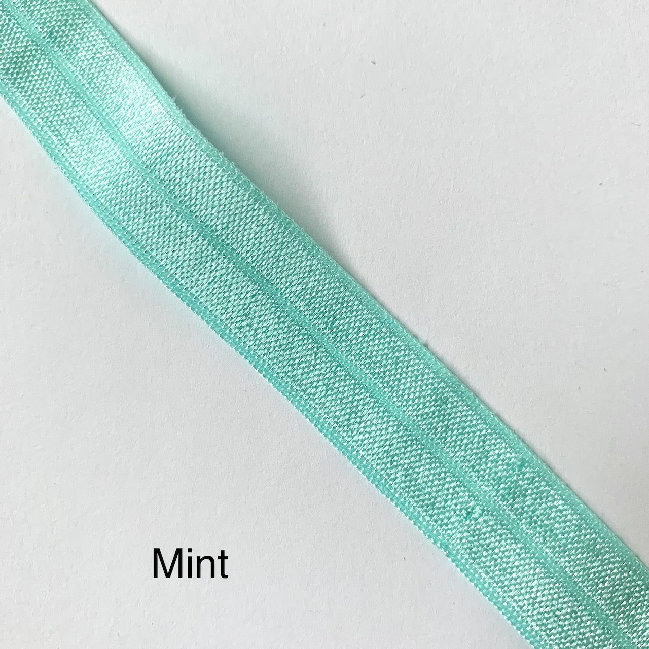 Fold Over Elastic - Plain Pearlescent (2 metre lengths)