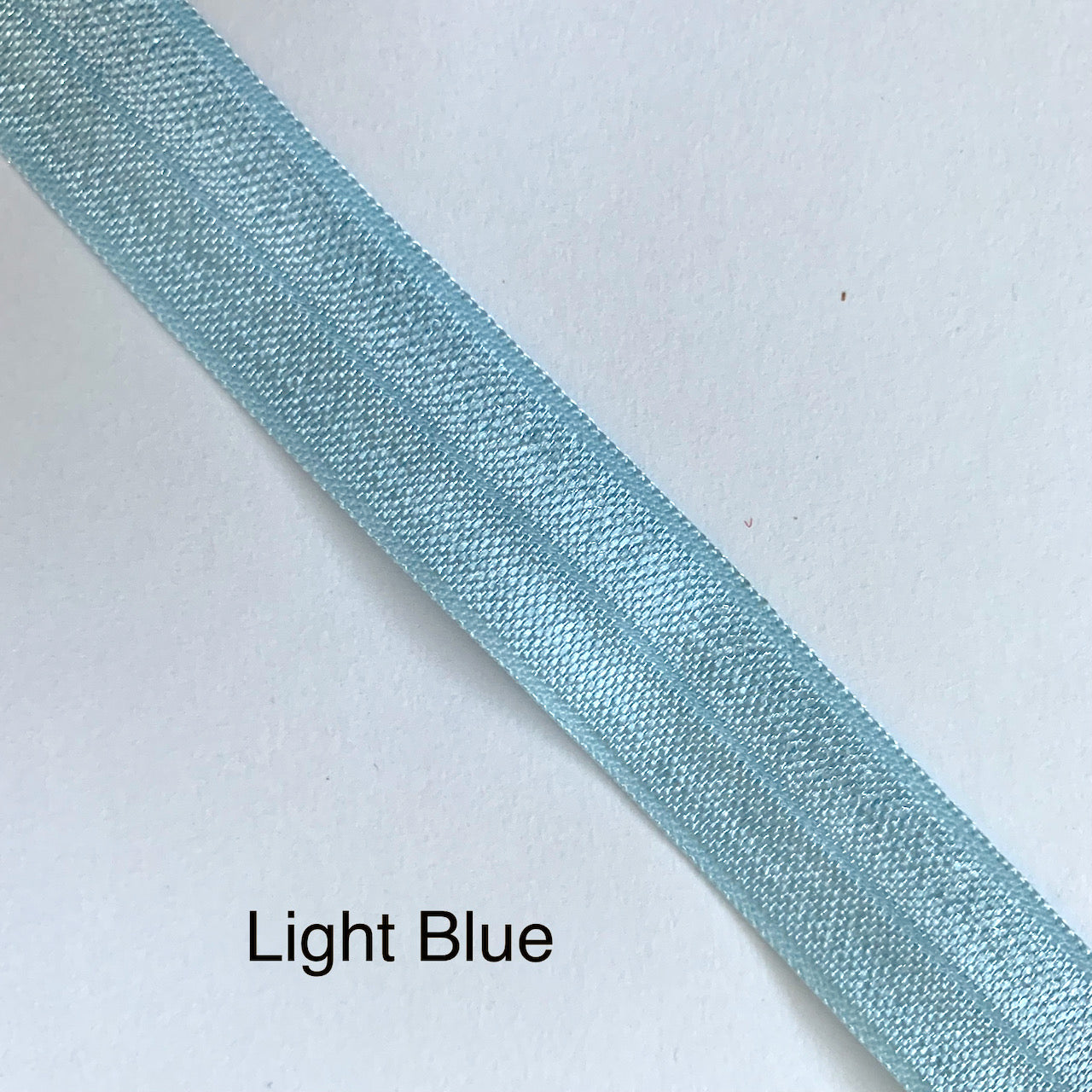 Fold Over Elastic - Plain Pearlescent (2 metre lengths)