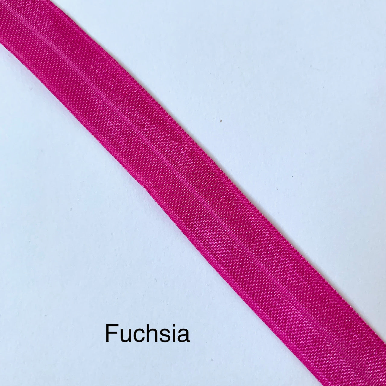 Fold Over Elastic - Plain Pearlescent (2 metre lengths)
