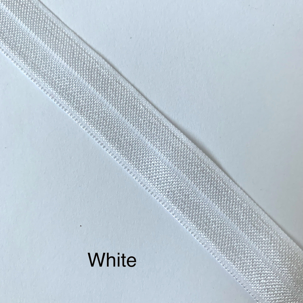 Fold Over Elastic - Plain Pearlescent (2 metre lengths)