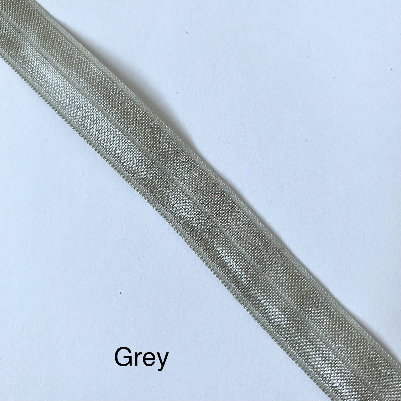 Fold Over Elastic - Plain Pearlescent (2 metre lengths)