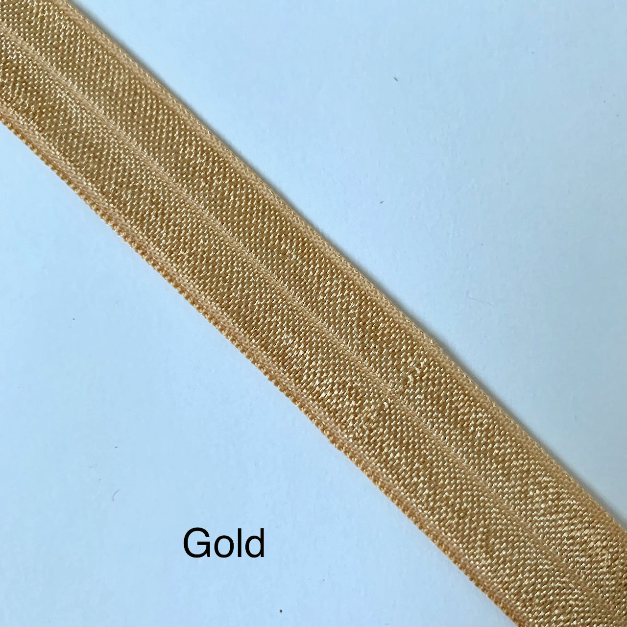 Fold Over Elastic - Plain Pearlescent (2 metre lengths)