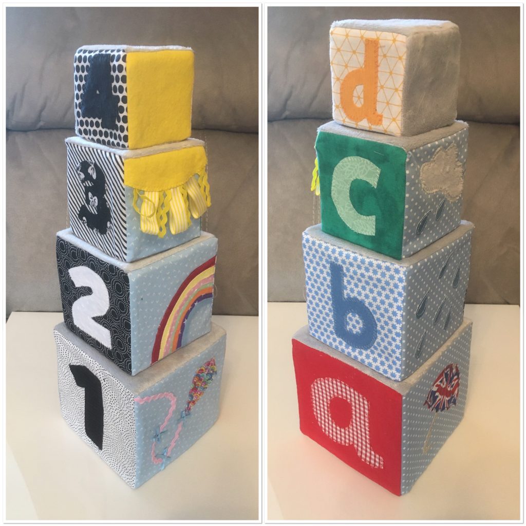 Tactile Treasures Stacking Cubes Sewing Pattern