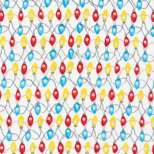 Fabric Felt - Christmas - Fairy Lights