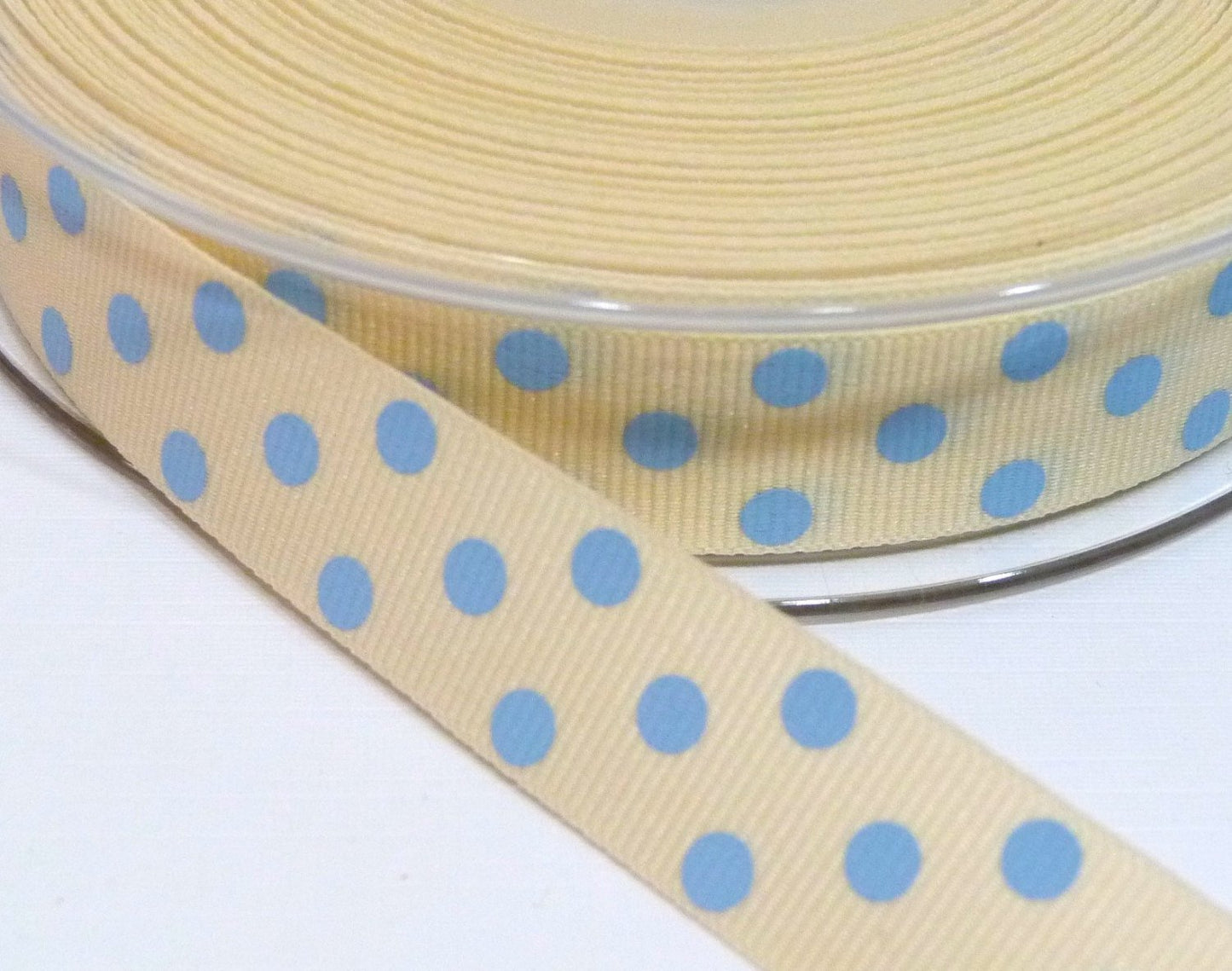 15mm wide Polka Dot Ribbon