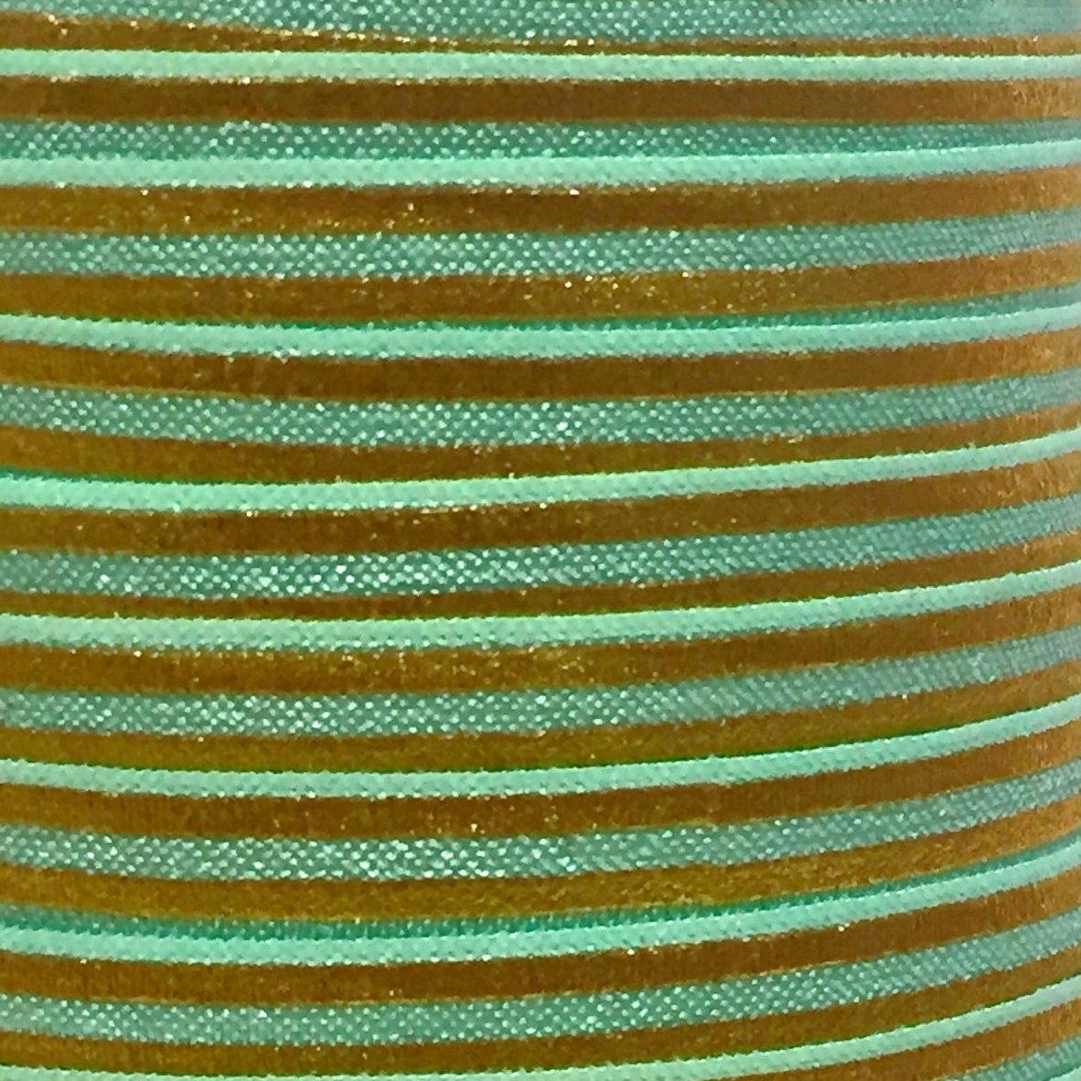 Fold Over Elastic - Metallic Stripes