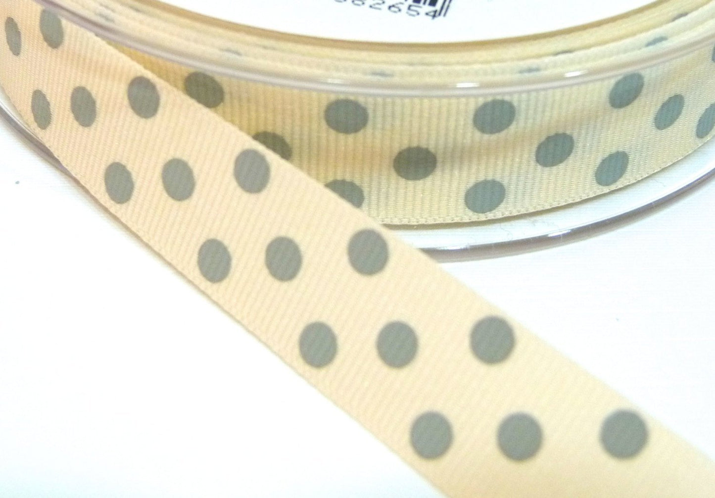 15mm wide Polka Dot Ribbon