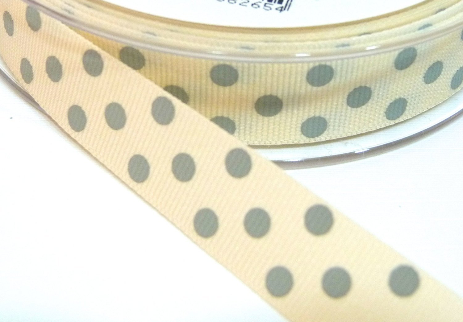 15mm wide Polka Dot Ribbon