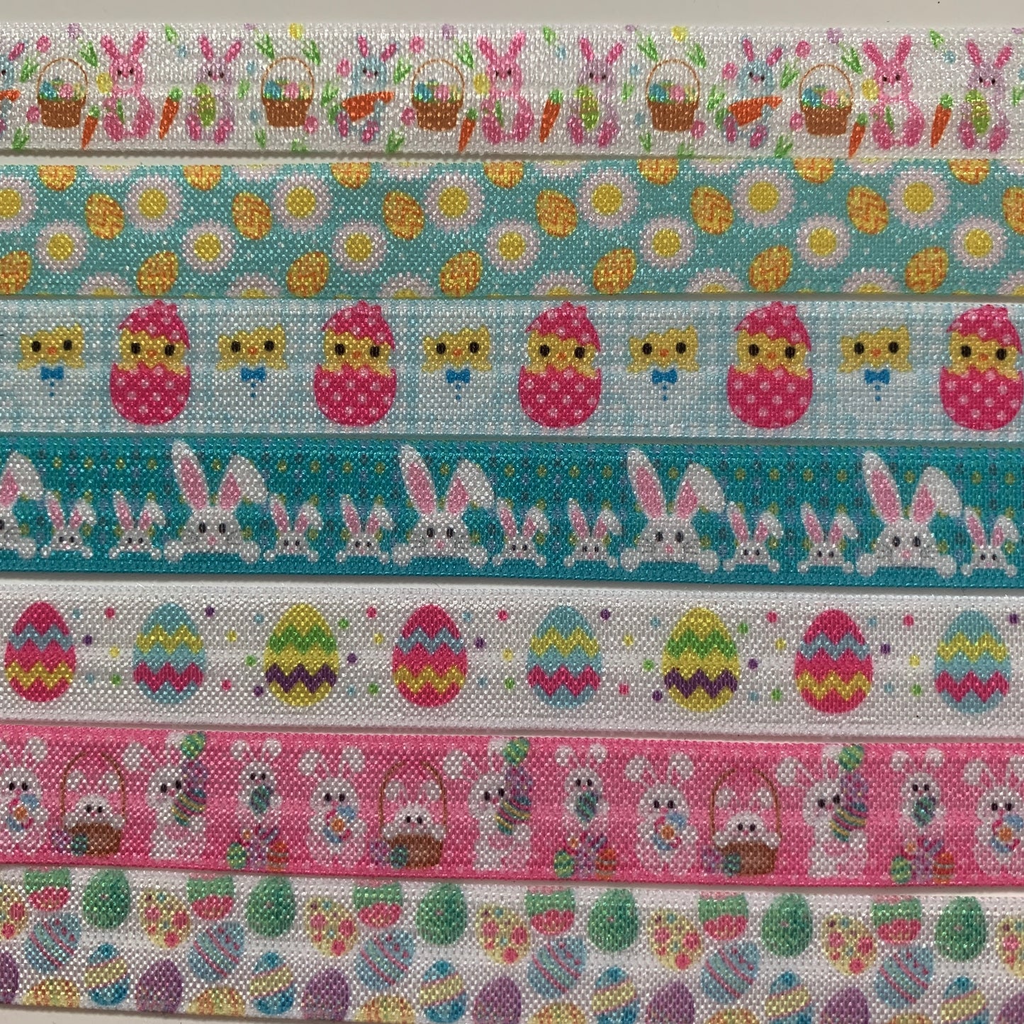 Fold Over Elastic - Easter FOE (2 metre lengths)