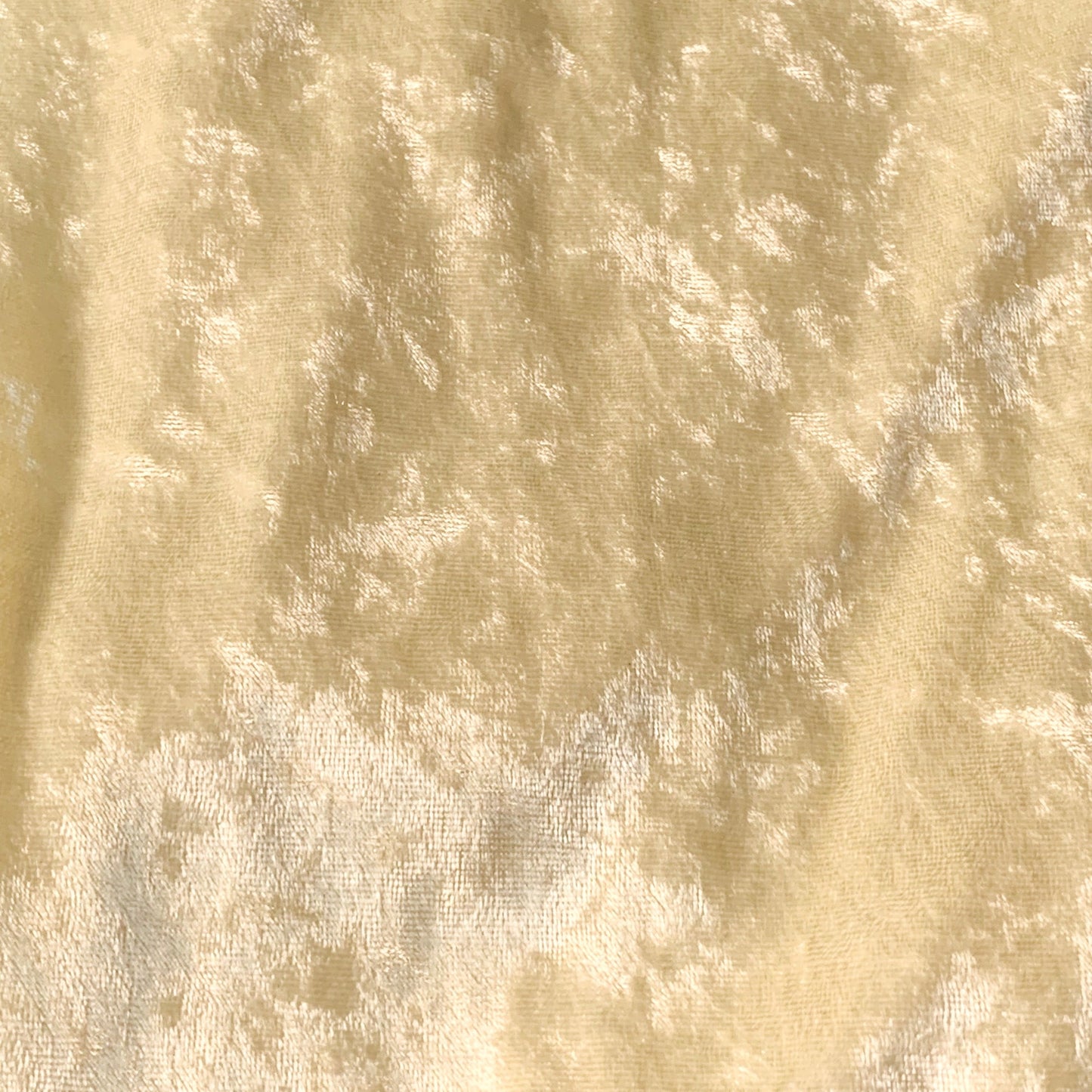 Velvet Fabric Felt Sheet - Pastel Yellow/Pineapple