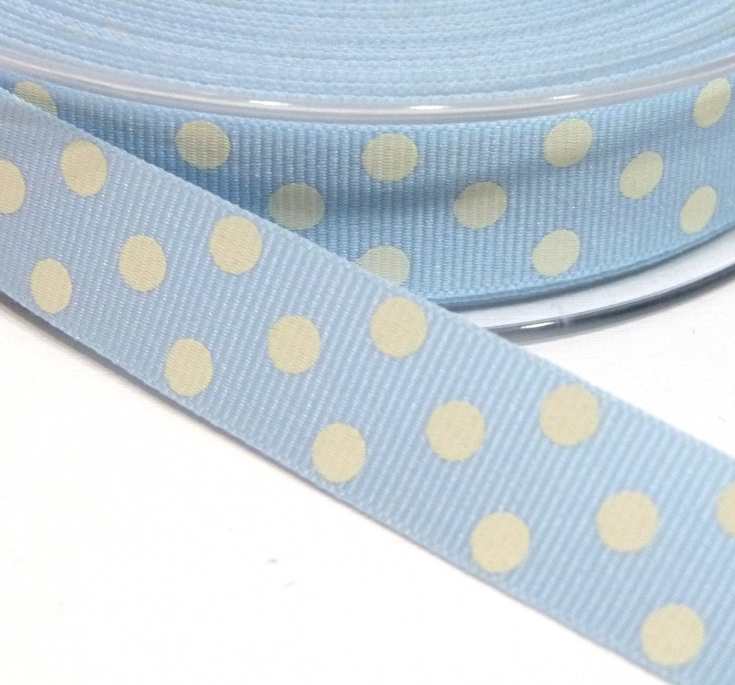 15mm wide Polka Dot Ribbon