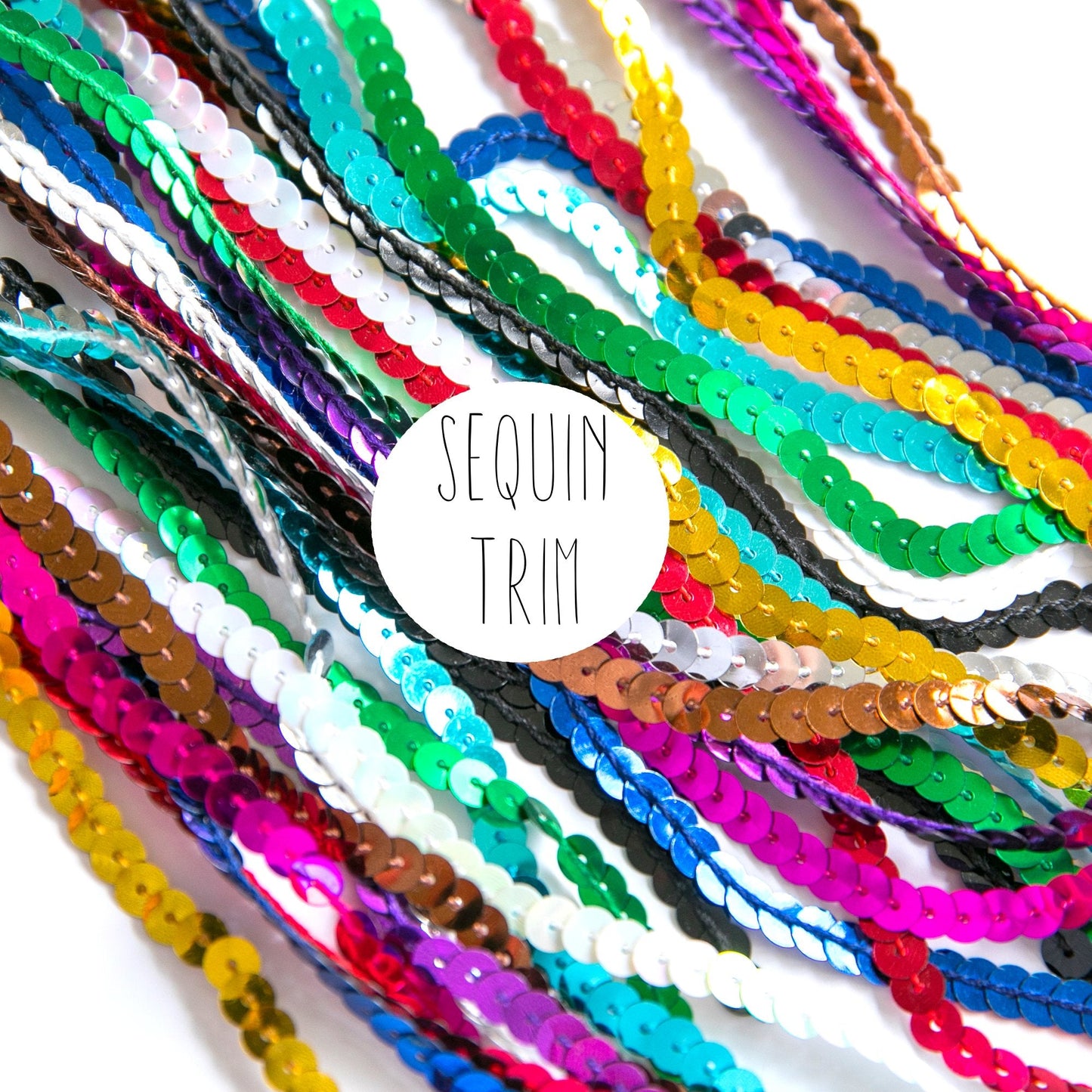 6mm wide Sequin Trim