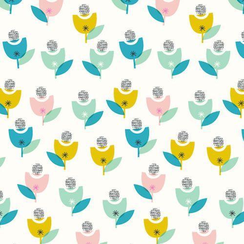 Fabric Felt Sheet - Confetti - Small Flowers