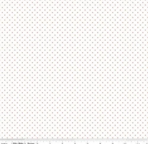 Fabric Felt Sheet - Mini Metallic Dot - Rose Gold