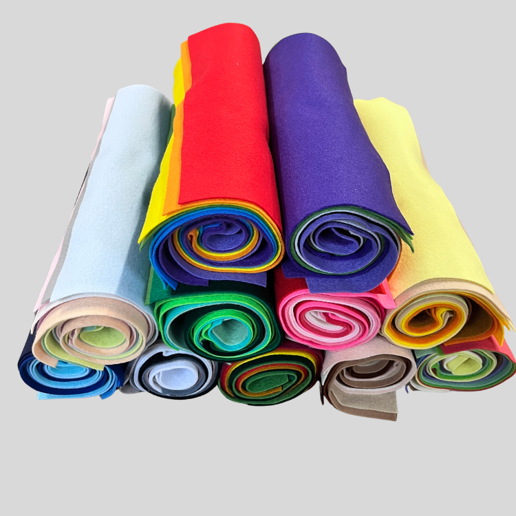 Primo Polyester Felt - 8 Sheet Colour Collections  EN71, REACH & Annex II Compliant