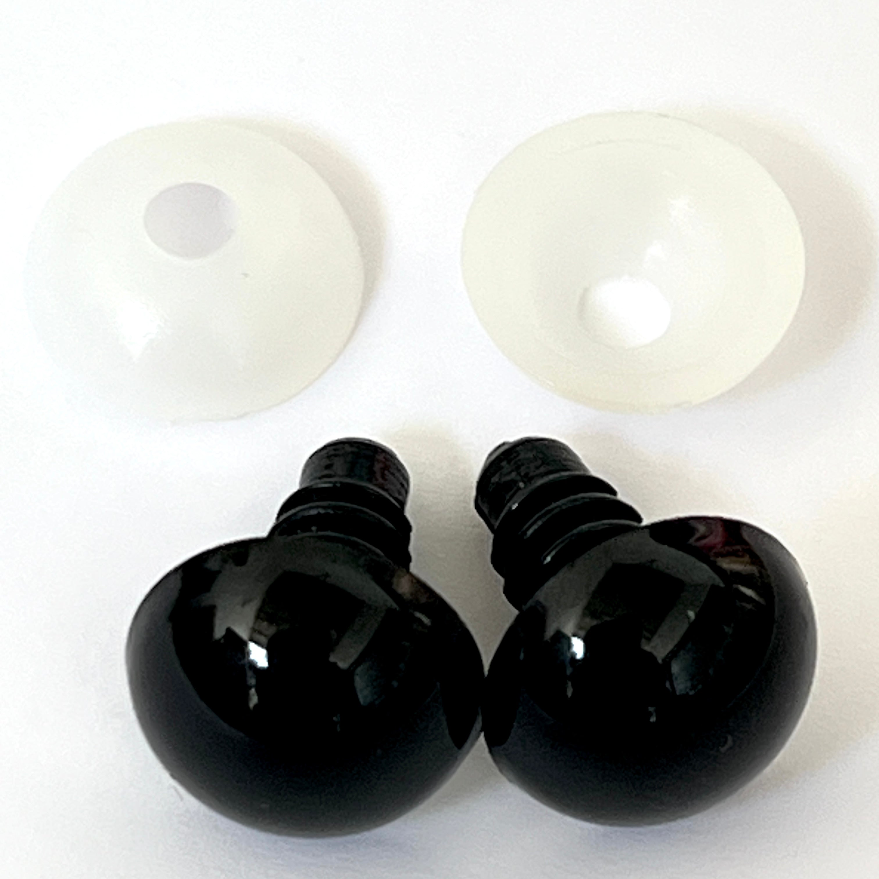 NEW 14mm Black Toy Safety Eyes - EN71, REACH & Annex II Compliant – Tactile  Craft Supplies