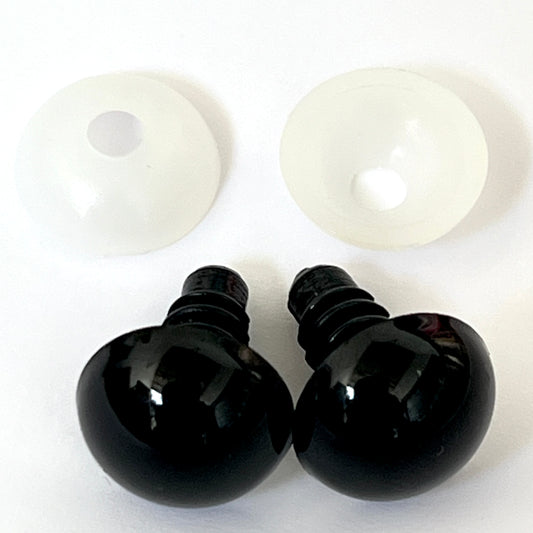 Black Toy Safety Eyes – Tactile Craft Supplies