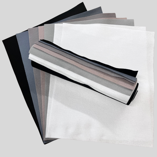 Primo Polyester Felt - 8 Sheet Colour Collections  EN71, REACH & Annex II Compliant