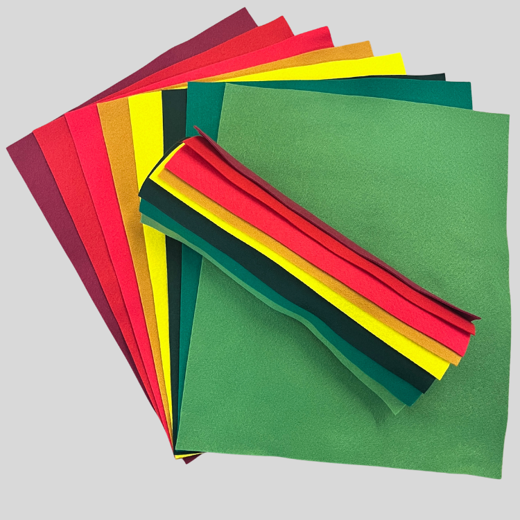 Primo Polyester Felt - 8 Sheet Colour Collections  EN71, REACH & Annex II Compliant