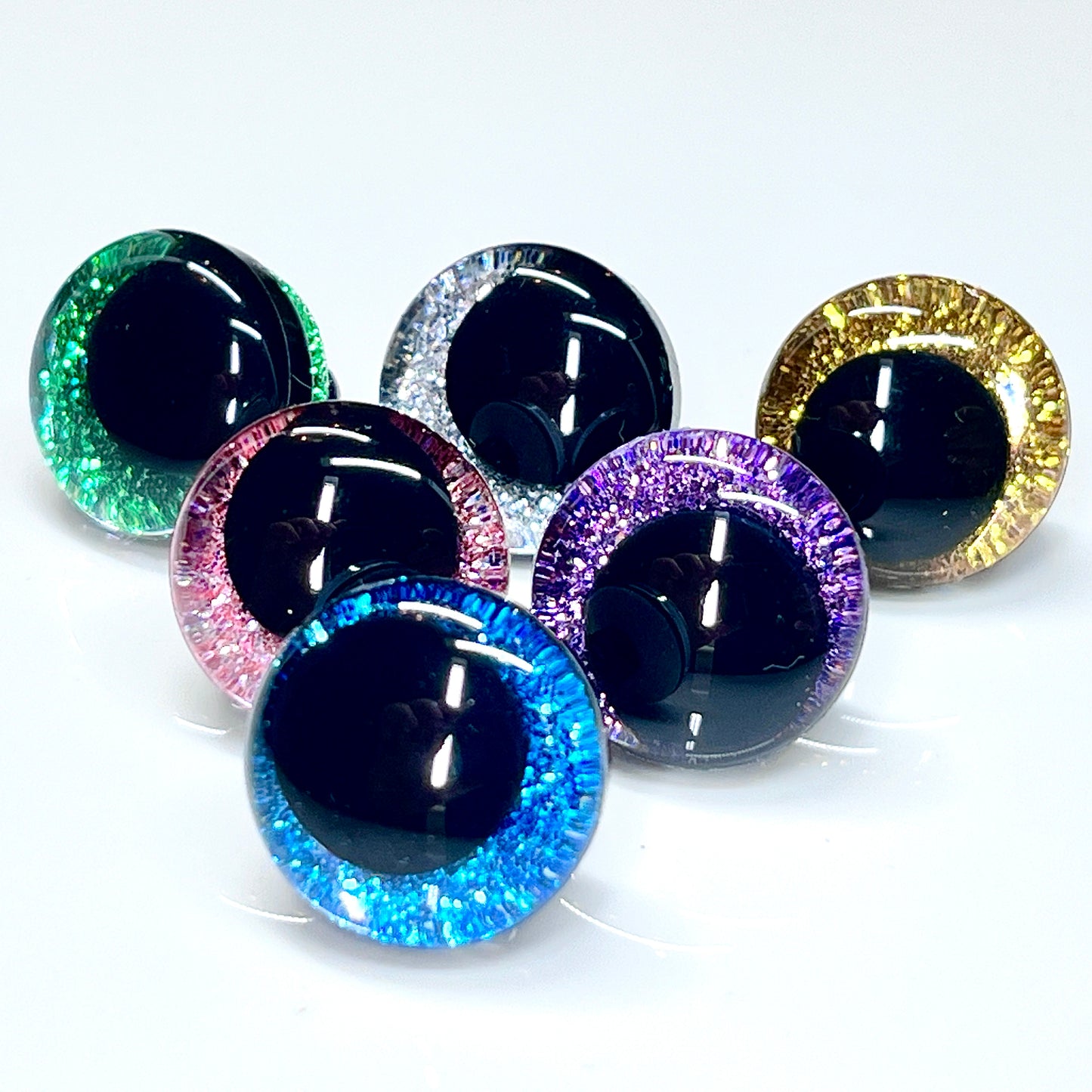 NEW Moon Glitter Safety Eyes | 14mm | EN71 & REACH Compliant