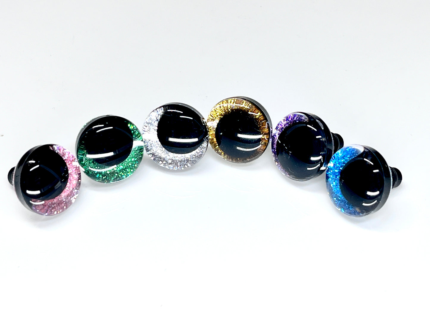 NEW Moon Glitter Safety Eyes | 14mm | EN71 & REACH Compliant